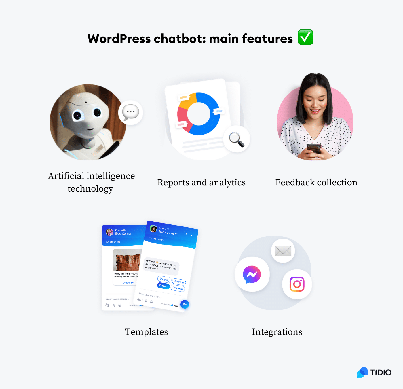 main chatbot features main chatbot features
