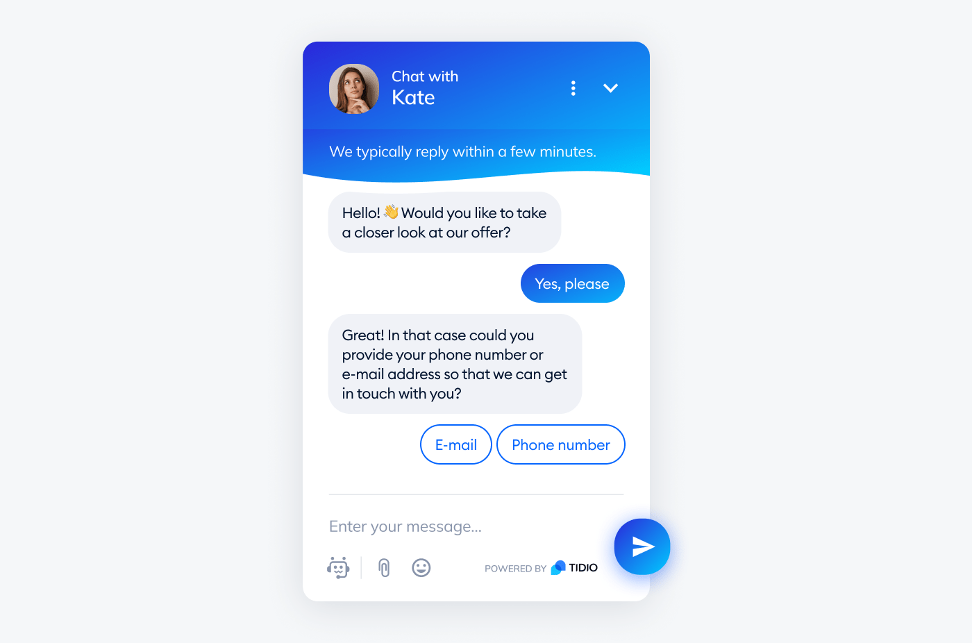 Generar clientes potenciales con un chatbot para ecommerce Generar clientes potenciales